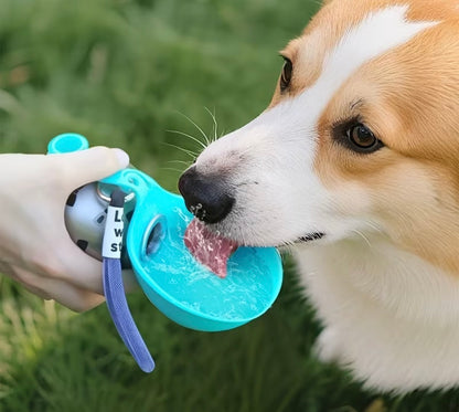 Botella de agua portátil de acero inoxidable para mascotas